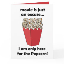 Jag är bara här för popcornen