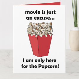 Jag är bara här för popcornen kort