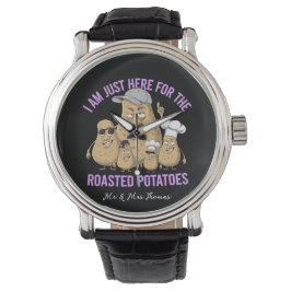 Jag är bara här för Roast Potatis Funny Armbandsur