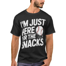 Jag Är Bara Här För Snacks Baseball