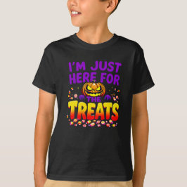 Jag är bara här för Treats Halloween T Shirt