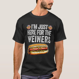 Jag är bara här för Weiners fjortonde Juldagen Hun T Shirt