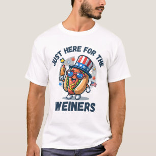 Jag är bara här för Wiener T Shirt