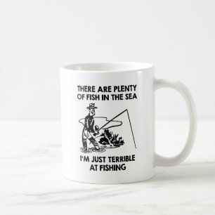 Jag är bara hemskt vid fiske kaffemugg
