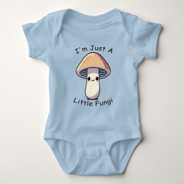 Jag är bara lille Fungi Anime Funny Mushroom Kids T Shirt (Framsida)