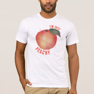 JAG ÄR BARA PEACHY, PEACH GRAPHIC MANAR T SHIRT