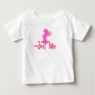 jag är bara tjej t shirt