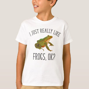 Jag är bara Verkligen som Frogs. Lustigt groda Äls T Shirt