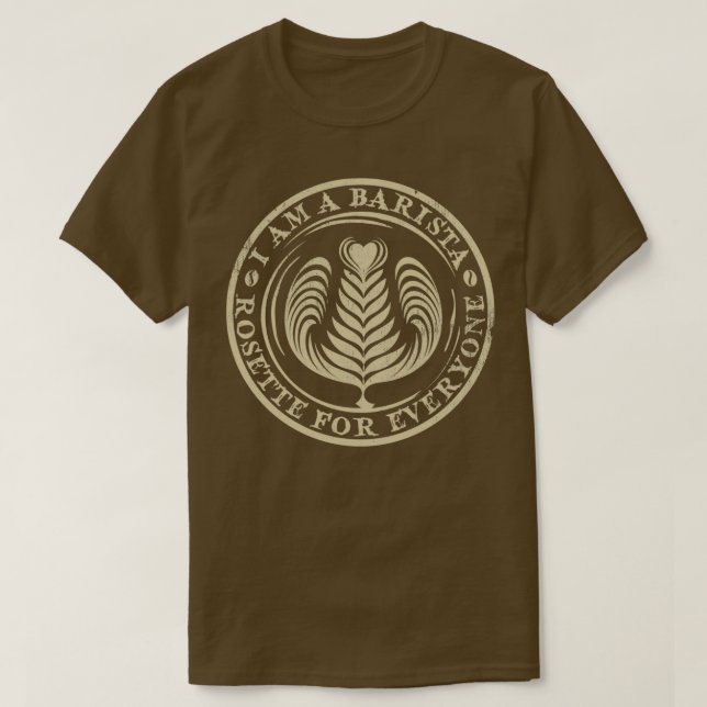 Jag är Barista 4 T Shirt (Design framsida)