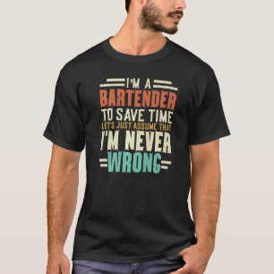 Jag är Bartender Bartending Barman BarKeep Mixolog T Shirt