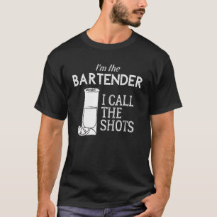 Jag är Bartender-enheten jag kallar Shots T Shirt