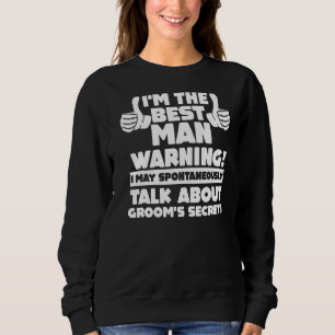 Jag är bästa mannen Varning Senterparty T Shirt