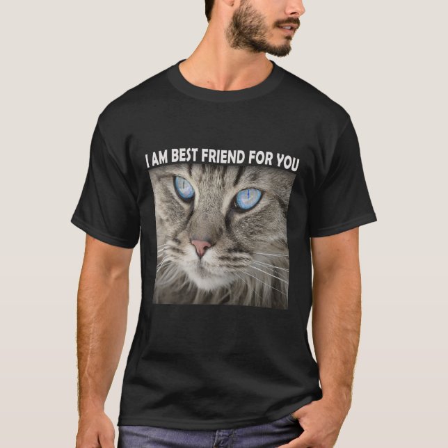 JAG ÄR BÄSTA VÄN FÖR DIG, KATdesign T Shirt (Framsida)