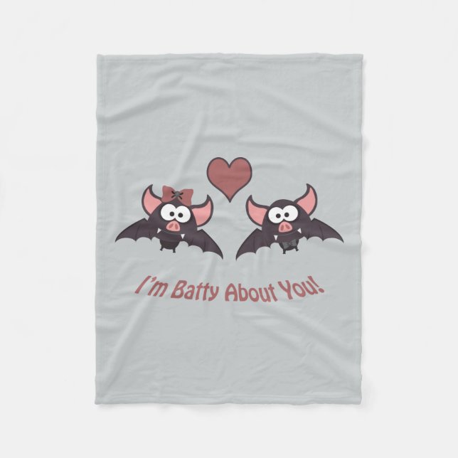 Jag är batalj om dig! fleecefilt (Framsidan)