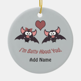 Jag är batalj om dig! julgransprydnad keramik