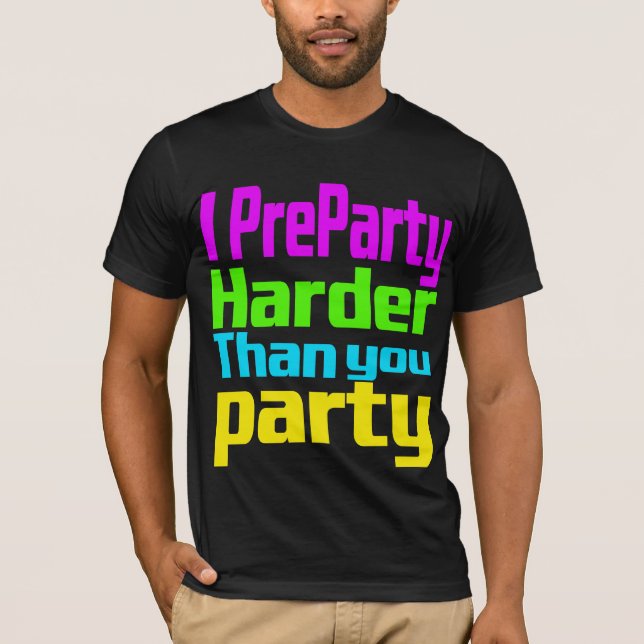 Jag är bättre än du party tee (Framsida)