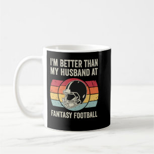 Jag är bättre än Make på Fantasy Football Kaffemugg