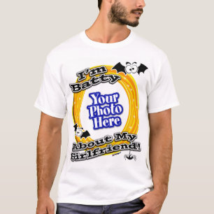 Jag är batty om min flickvän Photo White T Shirt