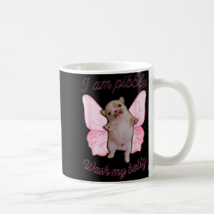 Jag är Bble Tvätta Min Buk Bble Meme Rolig Hund Br Kaffemugg