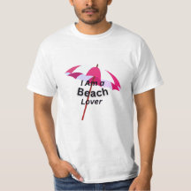 Jag är beach lover t-shirt