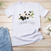 Jag är Bear-y Cute Kids Graphic T-Shirt