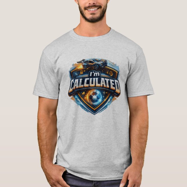 Jag är beräknad t shirt (Framsida)