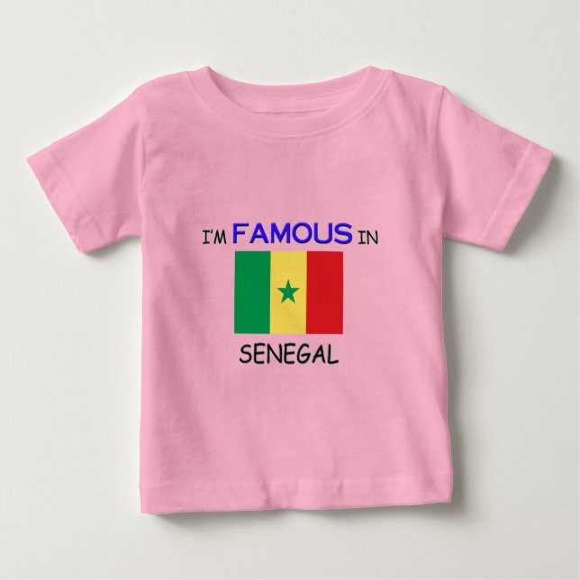 Jag är Berömd i SENEGAL Tee Shirt (Framsida)