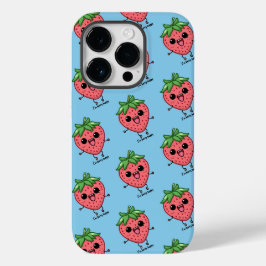 Jag är Berry Lycklig gullig kawaii-jordgubbshoppan