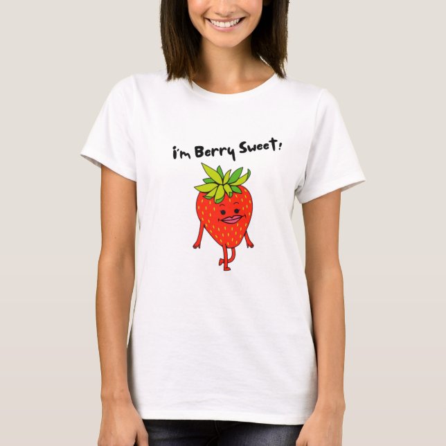 Jag är Berry Sweet! - Funny Fruit Pun T Shirt (Framsida)