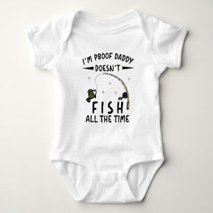 Jag är beviset på att Pappa inte fiskar hela tiden T Shirt
