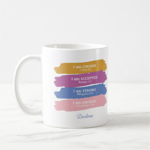 Jag är Bible Verses Personlig Kaffemugg