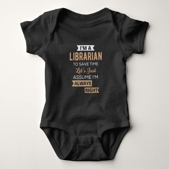 Jag är bibliotekarie t shirt (Framsida)
