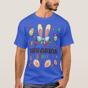 Jag är bibliotekarstugan Påsk Dag Matching Familj T Shirt