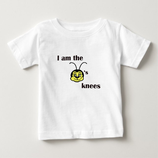 "Jag är biens knän" Humor T Shirt (Framsida)