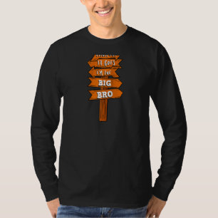 Jag är Big Bro Baby Shower Gender Reveal Brother T Shirt