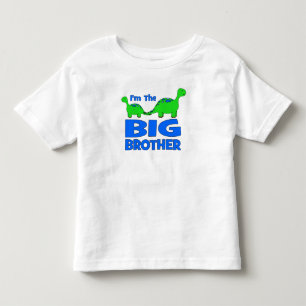 Jag är BIG Brother! Anpassningsbar Dinosaur-design T Shirt