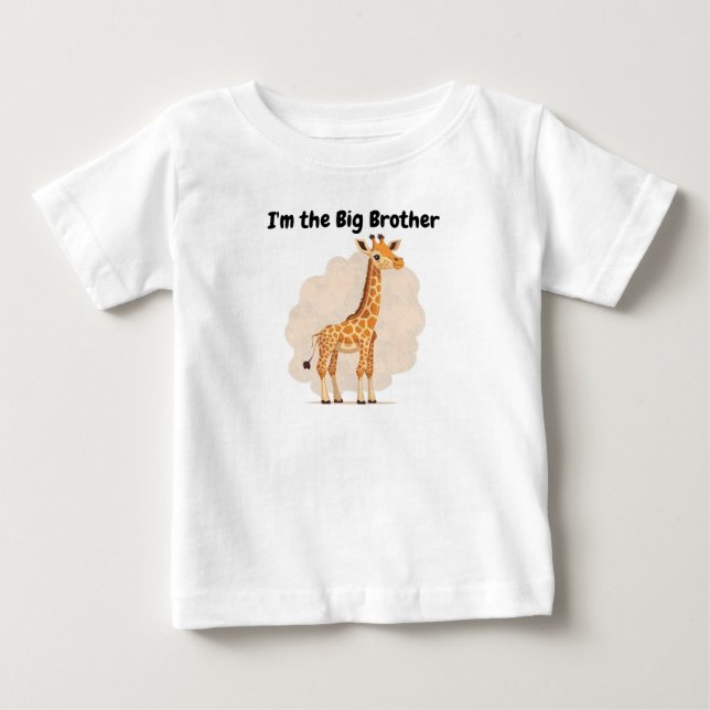Jag är Big Brother Modern Boys småbarns t-shirt (Framsida)