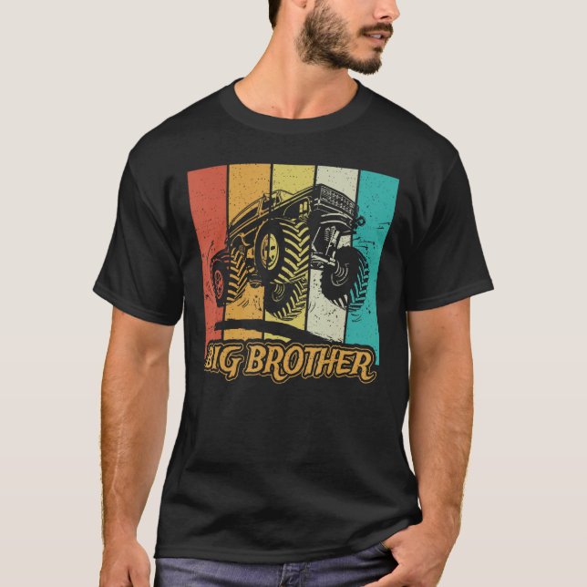 Jag är Big Brother Monster Lastbil T Shirt (Framsida)