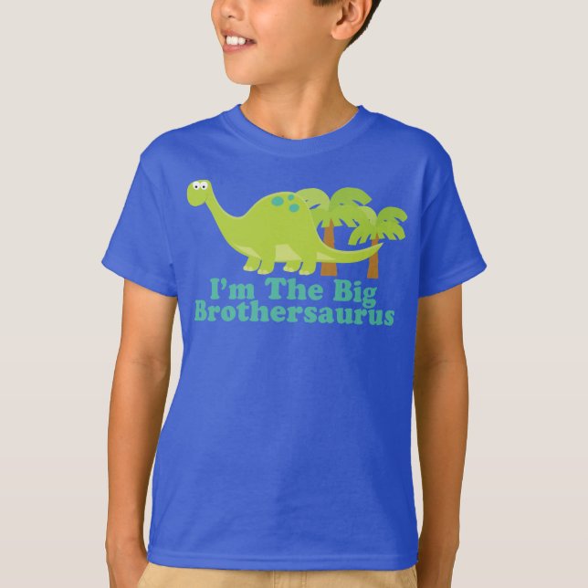 Jag är Big Brothersaurus T-shirt (Framsida)