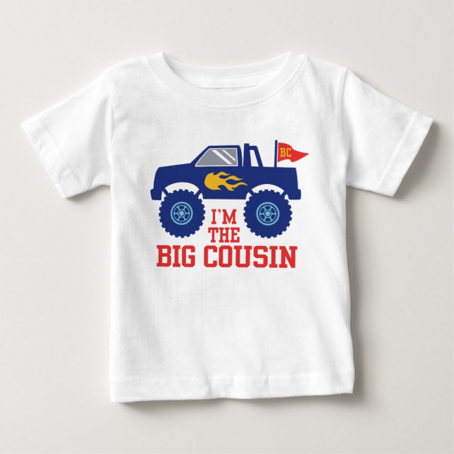 Jag är Big Cousin T Shirt (Framsida)