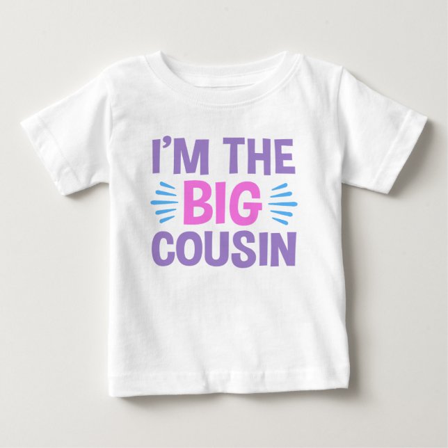 Jag är Big Cousin T-shirt (Framsida)
