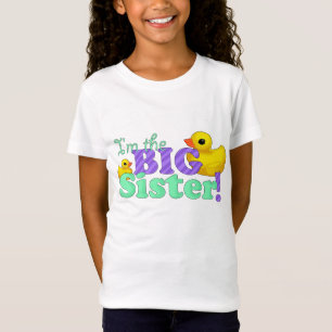 "Jag är Big Sister" Flickans Tee