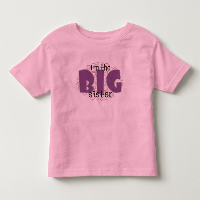 Jag är Big Sister Shirt Tee (Framsida)