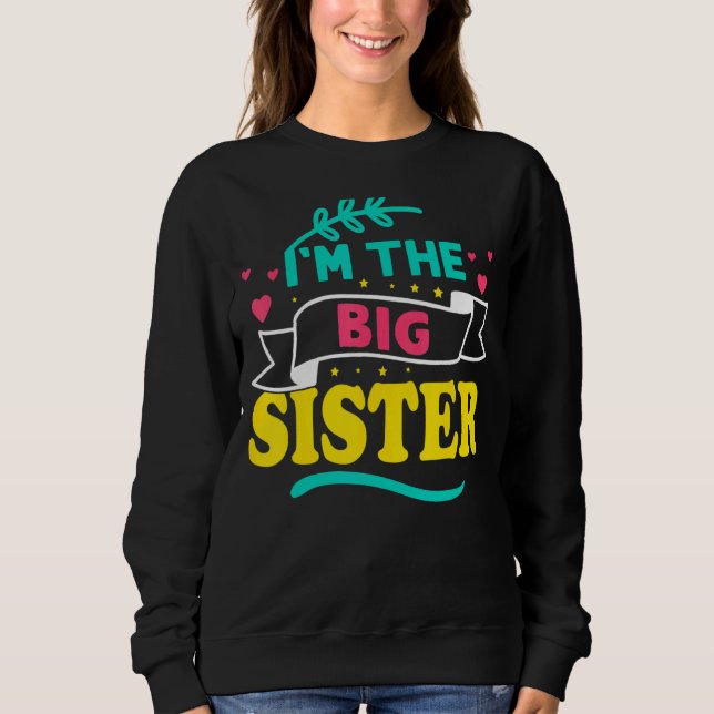Jag är Big Sister T Shirt (Framsida)