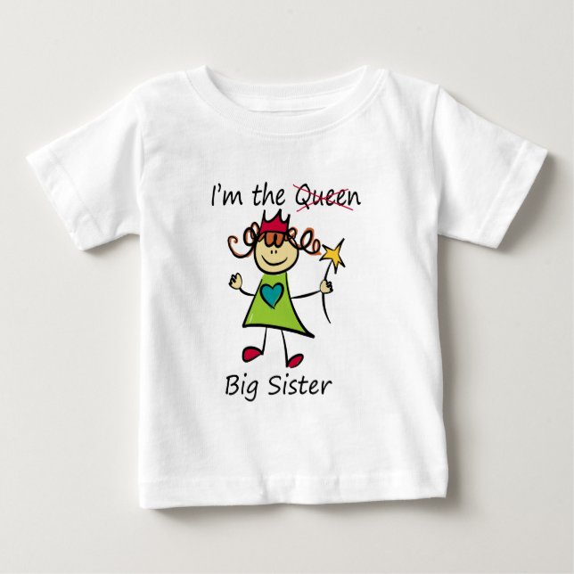Jag är Big Sister T-shirt (Framsida)