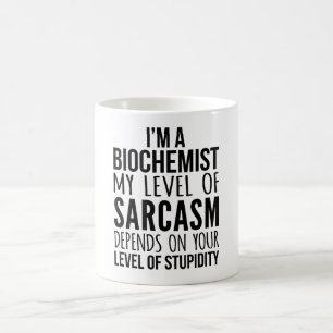 Jag är biochemist på Sarcasm. Kaffemugg
