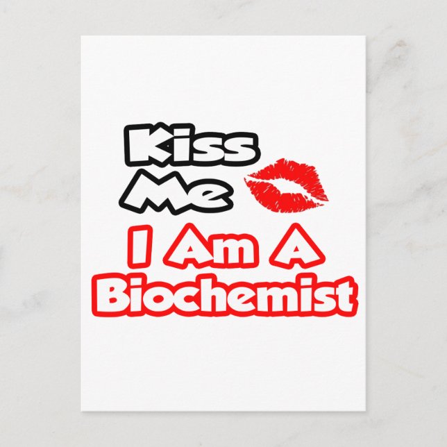 Jag är biochemist. vykort (Framsida)