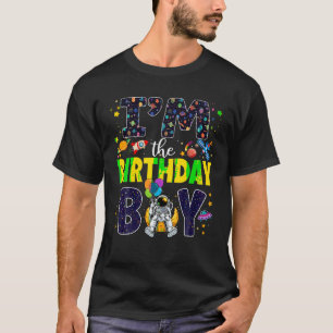 Jag är Birthday Boy 2:a Rymden-familjen Matchi T Shirt