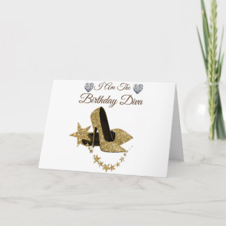 Jag är Birthday Diva Kort