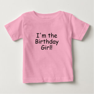"Jag är Birthday Girl!" T-shirt